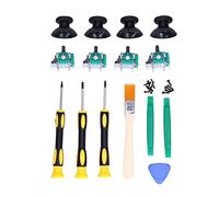 4 Pièces Manettes Analogiques 3D avec Pièces de Rechange de Remplacement de Capteur de Bâtons de Pouce sans Fil pour One Manette, avec Tournevis