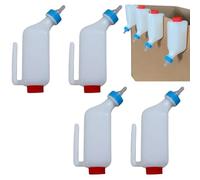 4 Pièces Mangeoire À Lait D'agneau Biberon Agneau Biberon De Lait De Mouton Biberon De Chèvre 800ml Biberon De Lait D'agneau Biberon D'allaitement Avec Poignée Pour Bébé Chèvre