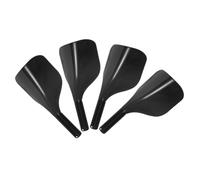 4 Pièces Masque de Coiffure Facial en Plastique Noir | Protection Large pour Salons Professionnels, Léger et Portable, Style Minimaliste, Usage Voyage et Maison
