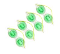 4 Pièces Masque Oculaire Vert en Gel Pvc pour Femmes, Froid ou