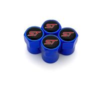 4 Pièces Métal Capuchon de Valve Pneu Voiture pour Ford St Line Focus X 2 3 Mondeo Fiesta Kuga MK2 MK3 MK4 Résistant à la Corrosion Voiture décoration Accessoires,E