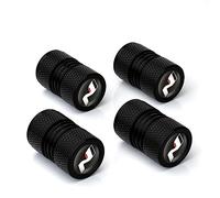 4 Pièces Métal Capuchon de Valve Pneu Voiture pour Hyundai N Line i20 i30 Sonata Santa FE N Résistant à la Corrosion Voiture décoration Accessoires,A