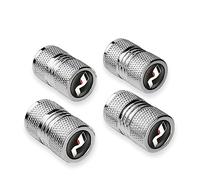4 Pièces Métal Capuchon de Valve Pneu Voiture pour Hyundai N Line i20 i30 Sonata Santa FE N Résistant à la Corrosion Voiture décoration Accessoires,B