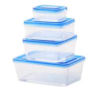 4 pièces Mini 1/12 Dollhouse Fresh Keeping Box Lunch Box Cuisine Vaisselle Décoration DIY Dollhouse Accessoires Miniature Maison Accessoires