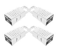 4 Pièces Mini Râpe à Fromage Quatre Faces avec Poignée | Lames Solide, Extraction des Zestes, Adaptée aux Épices et Légumes, Cuisines Compactes, Préparation des Repas
