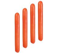 4 Pièces Modèle de Saucisse Artificielle Réaliste en PVC