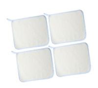 4 Pièces Moufles Exfoliant Double Face en Nylon Beige | Mousse Riche Savonnette, Retire Sueur et Graisse, Usage Peau Humaine et Cuir Chevelu