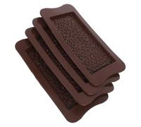 4 Pièces Moule à Chocolat en Silicone de Cœur pour Pâtisserie | Antiadhésif, Résistant à Chaleur, pour Bonbons et Savonnette, Usage Maison ou Boutique, Résultat Régulier