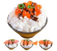 4 Pièces Moule À Riz Sushi Factice Éducatif Pour Vitrine Cuisine