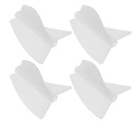 4 Pièces Moule Mélangeur de Résine Époxy en Silicone Blanc