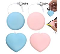4 Pièces Nettoyant pour Écran de Téléphone Macaron, Rond en Coeur Mignon Lingette d'Écran de Téléphone Pendentif Porte-Clés Accessoires de Smartphone pour Lunettes, avec Bouchon Anti-Poussière