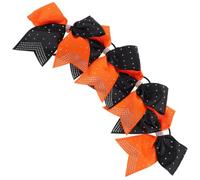 4 Pièces Nœud de Pom-pom Girl Brillant pour Cheveux, Fille | Orné de Cristaux, Style Adorable, Usage Quotidien ou Fête, Plastique et Tissu, pour Adolescentes