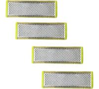 4 Pièces One Blade Rasoir Lame Compatible Avec Philips Oneblade De Remplacement Pro Lames Hommes