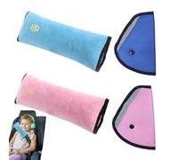 4 Pièces Oreiller de Ceinture de Sécurité, Oreiller Amovible Coussinets d'Epaule, Coussin de sécurité à épaulettes, pour Voyageant épaule Sommeil Bébé Sécurité Voiture Ceinture