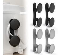 4 Pièces Organisateur de Câble, Organisateur de Cordon, Organisation des fils électriques, Auto-Adhésif, Stick on Appareils de Cuisine, Mélangeur, Friteuse à Air, Cafetière (2 couleurs)