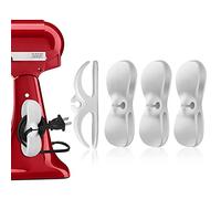 4 Pièces Organisateur de Câble, Organisateur de Cordon, Organisation des Fils électriques, Auto-Adhésif, Organisateur Cuisine, pour Cafetière, Câbles électroménagers (Blanc)