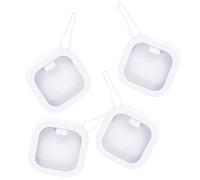 4 Pièces Organisateur de Rangement, Coffret Blanc | Plastique, Cordon Suspendre, pour Bracelets, Bagues et Montres, Surface Facile à Nettoyer