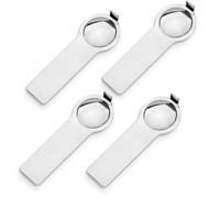 4 Pièces Outil de Charme Italien, 9mm Double Face Outil d'Ouverture de Charme Forme Ronde Outil d'Aide au Bracelet pour Ajouter et Retirer Bracelet à Breloques Liens