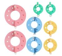 4 pièces Outil de Fabrication de Pompons, Outils de Tricotage et Tissage, Machine à Tricoter avec Pompons, DIY Pompoms Kits de Fabrication de Poche Artisanale pour Chapeaux, Poupées (3.5/5.5/7 Et 9 cm