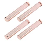 4 Pièces Outil de Nail Art en Silicone, Embout Doux | Pointe Transparente et Rose, Mélange Dégradé Précis, Usage DIY Voyage, Adapté Pigments et Poudres