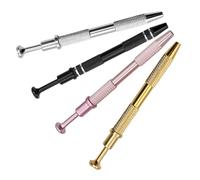 4 Pièces Outil de Préhension à 4 Griffes Stylo Aluminium | Pointe Polie, Levier Double Articulation, Prise Douce, pour Composants Électroniques, Horlogerie et Modélisme