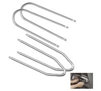4 Pièces Outil D'Extraction de Autoradio, Clé Extraction Autoradio Clés de Démontage et Étriers de Déverrouillage Kit Universel pour Installation et Retrait de Systèmes Audio de Voiture