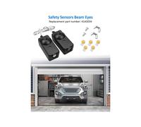 4 PièCes Ouvre-Porte de Garage Capteur de SéCurité Yeux de Faisceau Fit pour Liftmaster Chamberlain avec Supports