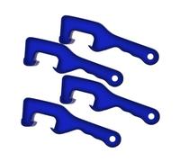 4 Pièces Ouvre-seau de Peinture en Plastique Hdpe Bleu | Ouverture Rapide des Couvercles, Rangement Suspendu, pour Seaux Alimentaires Industriels, Usage Ferme et Garage