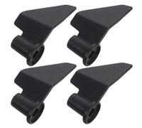 4 Pièces Palette de Pétrissage Noir, pour Machine Alliage