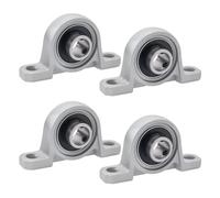 4 Pièces Paliers a Semelle Roulements de Bloc D'oreiller Roulements a Billes Bride Roulement pour Machine à Axe Imprimante 3D (12mm Diamètre Intérieur)