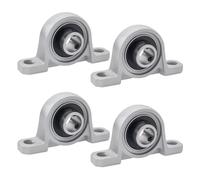 4 Pièces Paliers a Semelle Roulements de Bloc D'oreiller Roulements a Billes Bride Roulement pour Machine à Axe Imprimante 3D (12mm Diamètre Intérieur)
