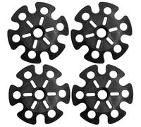4 Pièces Panier Marche Randonnée, Panier de Poteau de Randonnée Antidérapant, Paniers de Poteau de Ski, Caoutchouc Pointes de Bâtons de Trekking, Protecteur de Pointe de Bâton de Marche (15mm)