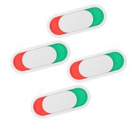 4 Pièces Panneau Coulissant de Porte Occupé 3,9x1,6 Pouces | Indicateur D’état Clair, Installation Facile, Design Minimaliste Moderne, pour Bureaux et Salles Médicales