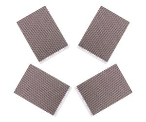 4 Pièces Papier Peint Mural Autocollant Brique | PVC Café, Effet Brique Réaliste, Pose Adhésive, pour Chambre Miniature et Scènes de Maquette