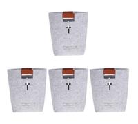 4 Pièces Paquet à Bible en Feutre Poignée, Motif Croix Découpée | Rangement Léger pour Apprentissage et Offices, Adapté aux Hymnes et Livres, Présent Religieux pour Femmes