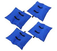 4 Pièces Paquet de Sable pour Tente, Lestage Bleu 600d Oxford | Réutilisables, Anti-vent, Portables, pour Parasol de Terrasse et Activités en Plein Air