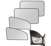 4 Pièces Pare Soleil Magnetique Voiture pour Citroën Berlingo 3 (III) I 2018-2024 -, Pare-Soleil Auto-Adhésifs Voiture Pare Soleil pour Vitres Latérales,Silver
