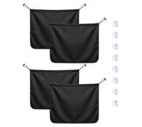4 pièces pare-soleil pour vitre latérale de voiture 70×48 cm, protection solaire universelle pour fenêtre de voiture avec suspension par ventouse, pare-soleil et rideau obscurcissant pour enfants et