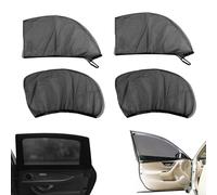 4 Pièces Pare Soleil Universel Voiture, Soleil Arrière de Voiture, Chaussette Voiture Soleil,Protection Solaire,Bloquer Les Rayons UV, pour Plupart des Véhicules