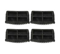 4 Pièces Patins pour Pieds D’échelle en Caoutchouc Noir | Couvre Pied Échelle Pliable, Protège Sols Bois, Élastique et Résistant à Haute Température