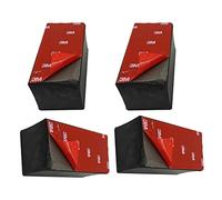 4 Pièces Pattes de Meubles en caoutchouc Pieds rehausseur de meubles de Cuisine auto-adhésif rehaussants Jambes carré Table Canapé Lit Bloc de pied table meuble TV table basse surélevée (100x50x15mm)