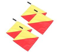 4 Pièces Pavillon de Signalisation de Navigation pour Code Naval | Pvc et Tissu, Normes Internationales, Clips en Acier Inoxydable et Cordes de Fixation, Opérations Nautiques