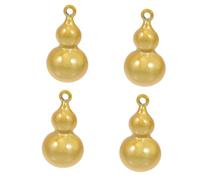 4 Pièces Pendentif en cloche de levage breloques de fabrication de bijoux pendentifs de collier charmes pour collier pendentif gourde pour le bricolage cuivre Doré