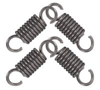 4 Pièces Petit Ensemble de Ressorts de Tension à Double Crochet en Acier | Pièce de Remplacement, Force de Traction Forte, pour Entretien D’équipement et Petites Mécaniques