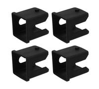 4 Pièces Pièce de Connexion pour Tente de Canopée, Plastique Noir | Format 3, 50x3, 00x3, 00cm, pour Tubes de 3cm et 2, 5cm, Usage Pêche et Fête au Jardin
