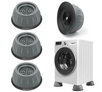 4 Pièces Pied Anti Vibration Machine a Laver, Patins Anti Vibration Lave Linge, Pied Machine a Laver Anti Vibration, Pied Machine a Laver pour Machines à Laver Séchoirs et Meubles