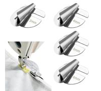 4 Pièces Pied de Biche Machine a Coudre 7-10mm Pied Machine a Coudre en Spirale Accessoires Couture en Métal Sewing Rolled Hemmer Foot Pied Ourleur Roulé à Coudre pour Domestique et Commercial Coudre