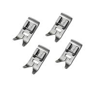 4 Pièces Pied Presseur pour Machine à Coudre, Pied-de-Biche Métal Usage Général, Compatible avec la Plupart des Machines Domestiques, Accessoire Couture pour Zigzag et Point Droit