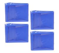 4 Pièces Pieds D'échelle en Caoutchouc Bleu, Base Élargie | Protection de Rechange, Maintien Stable sur Sol Varié, pour Échelle Pliante et Marches de Grenier