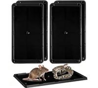 4 Pièces Piege a Souris Piege a Rat Colle,Plaques de Glue Anti Rongeur,Colle Pré Appâté,Piège Collant pour Souris et Insectes